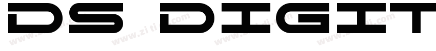 ds digital bold字体字体转换